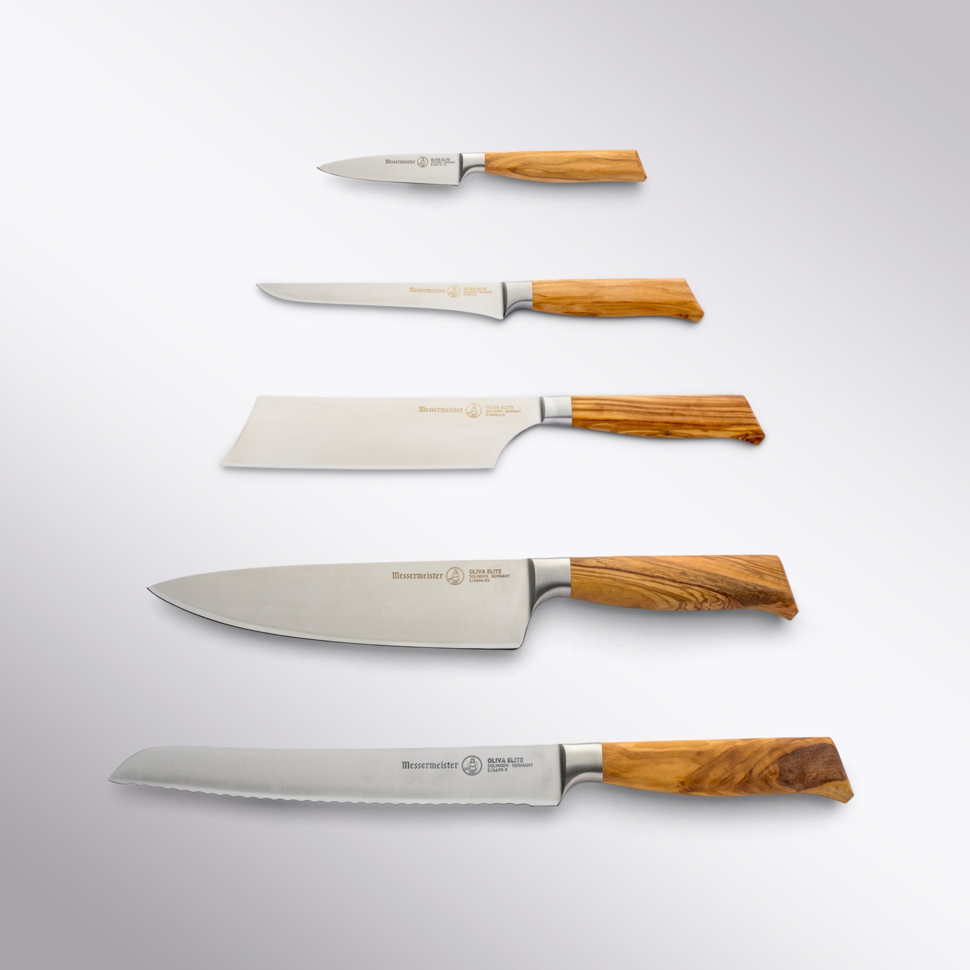 Messermeister 1.4116 Oliva Elite EKC Select 5 Piece Set Messermeister - Element Knife Company
