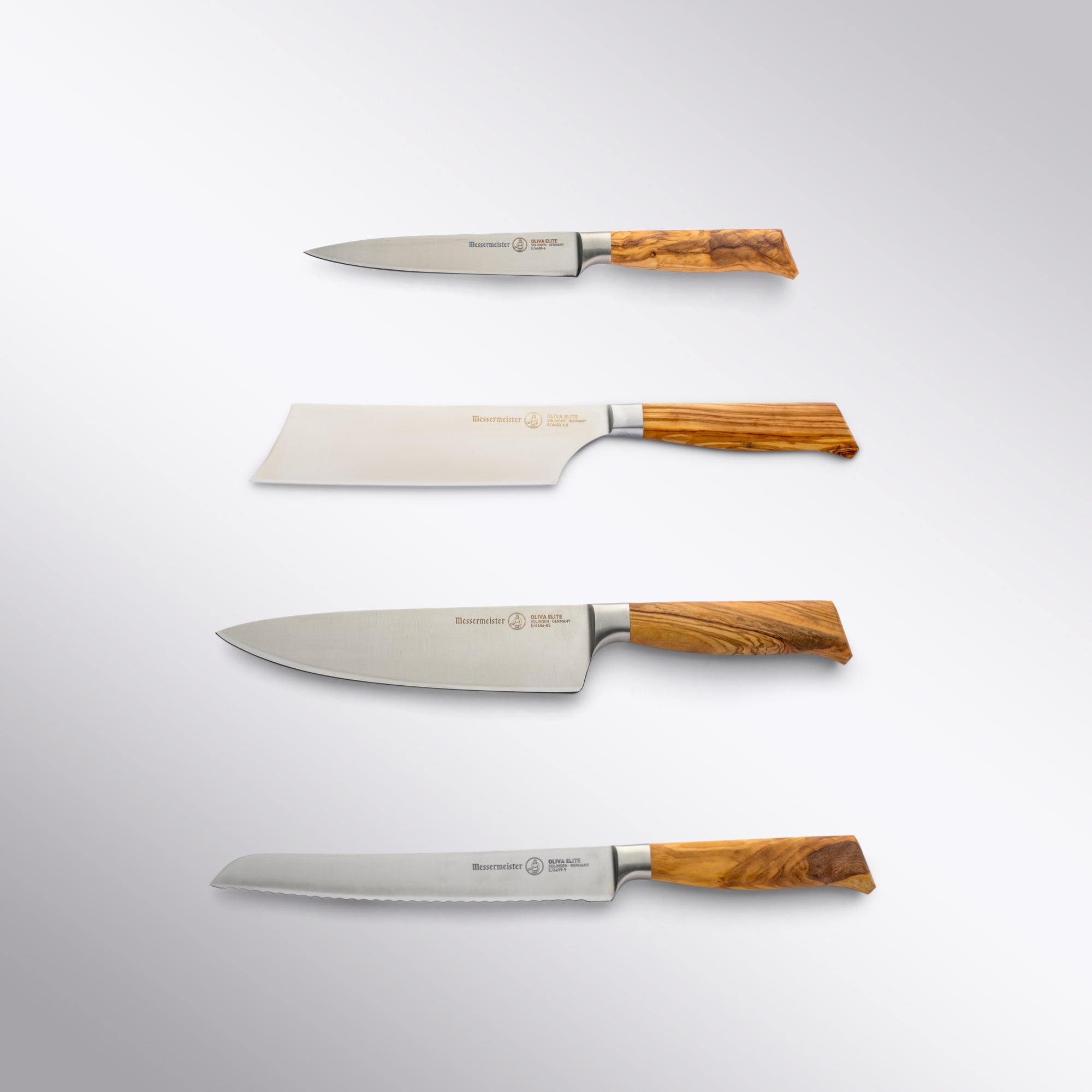 Messermeister 1.4116 Oliva Elite Element Knife Co. Select 4 Piece Set Messermeister - Element Knife Company