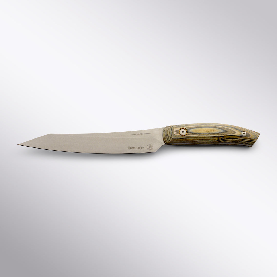 Messermeister Carbon 6 Inch Utility Knife Front View