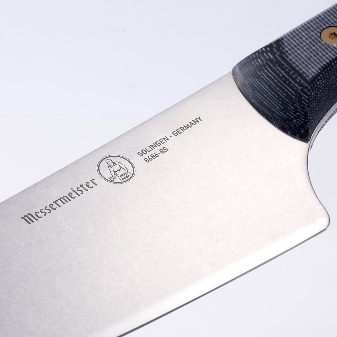 Messermeister Custom 8 inch Chefs Knife Bolster View