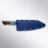Metalwork By Meola 1084-Carbon 220mm K-Tip Chefs Knife Front With Sheath