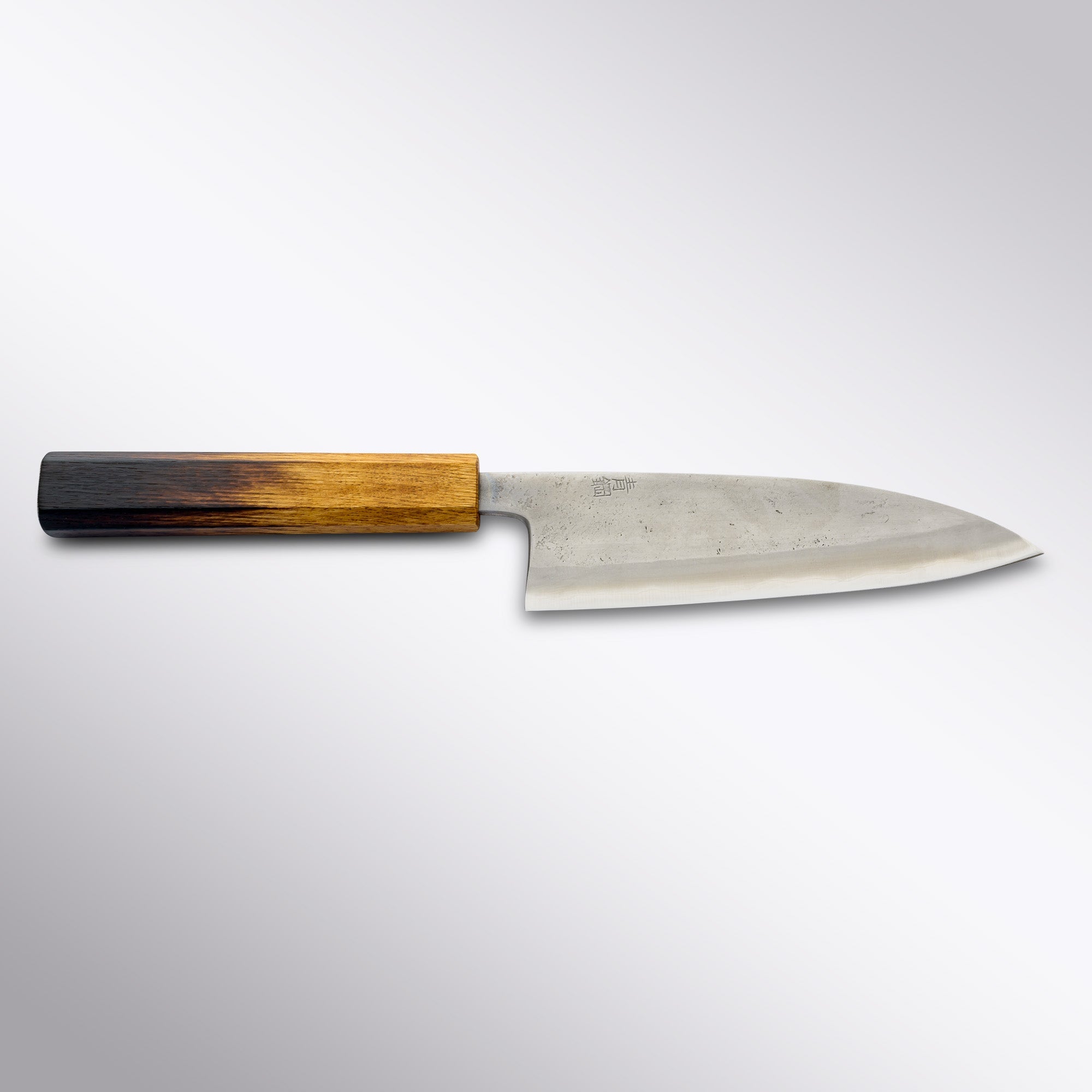 Nashiji Blue #2 Stainless Clad 165mm Santoku Motokyuuichi - Element Knife Company