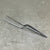 Offset Plating Tweezers 20cm Element Knife Company Brushed Stainless Steel- Element Knife Company