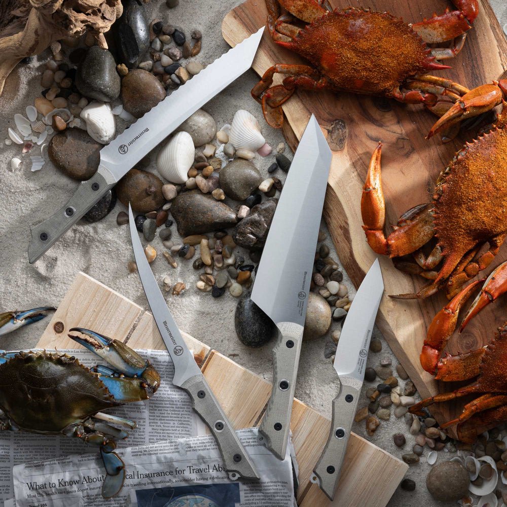 Overland Chef 8 Inch Scalloped Slicer Messermeister - Element Knife Company