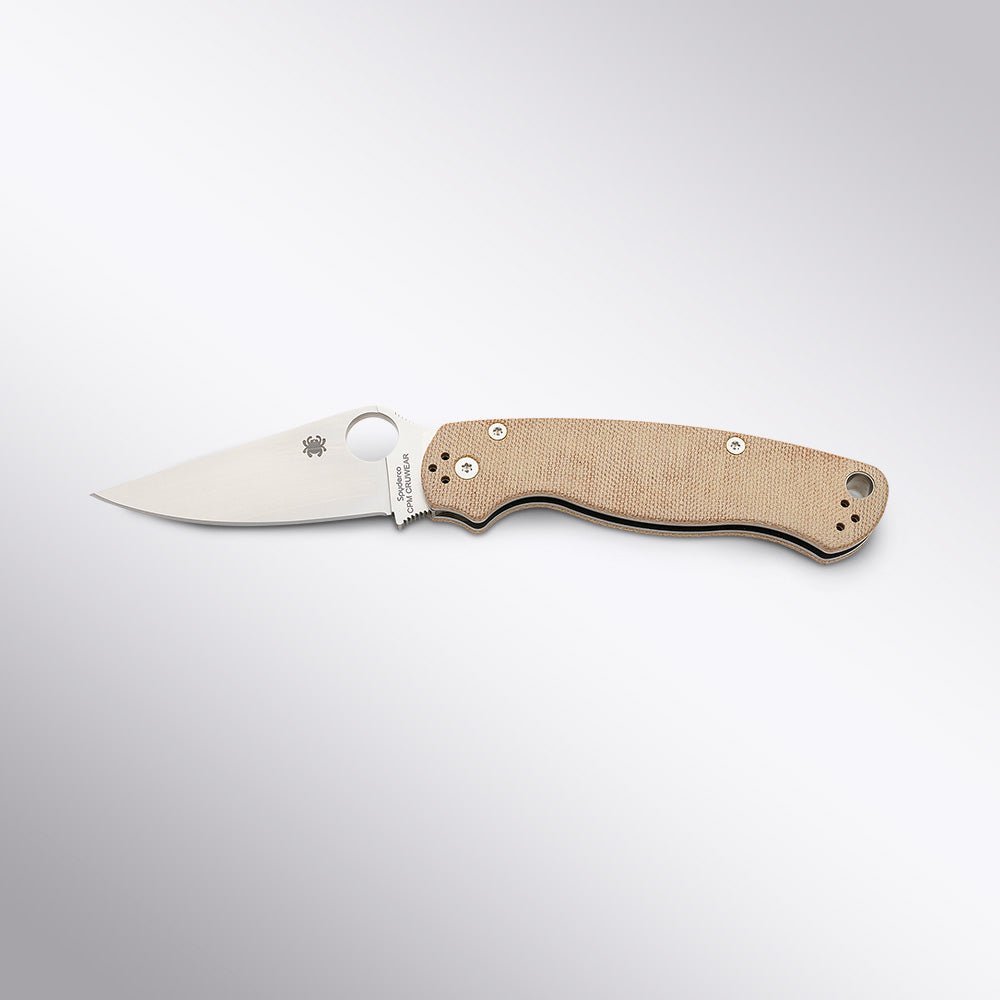 Paramilitary 2 Micarta CruWear Spyderco - Element Knife Company