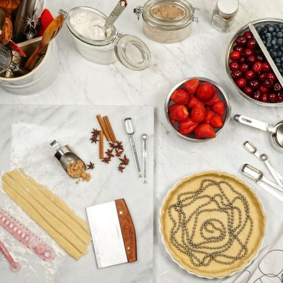 RSVP International Bench Scraper – Stainless Steel Dough & Prep Tool RSVP International - Element Knife Company