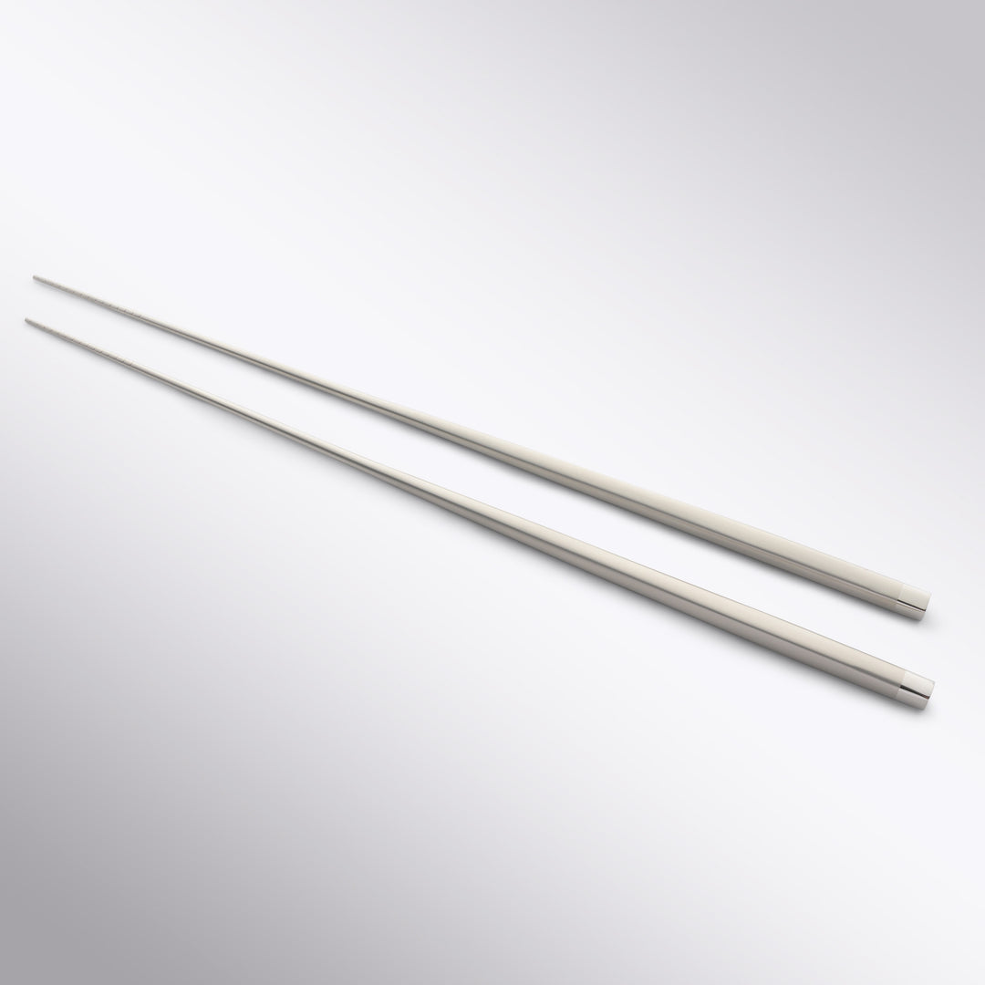 Ryujin Stainless Saibashi Cooking Chopsticks 305mm Full View