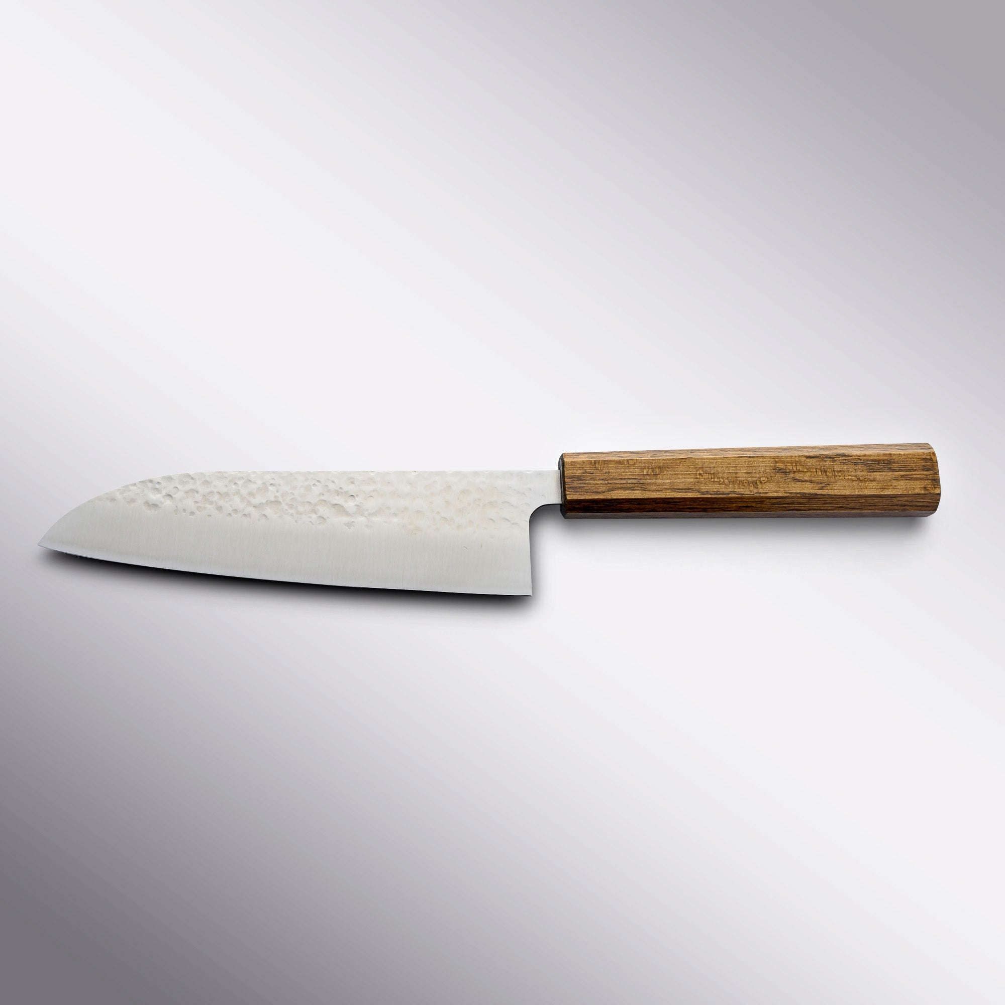 Ryujin CroMoV Tsuchime Santoku 180mm Ryujin - Element Knife Company