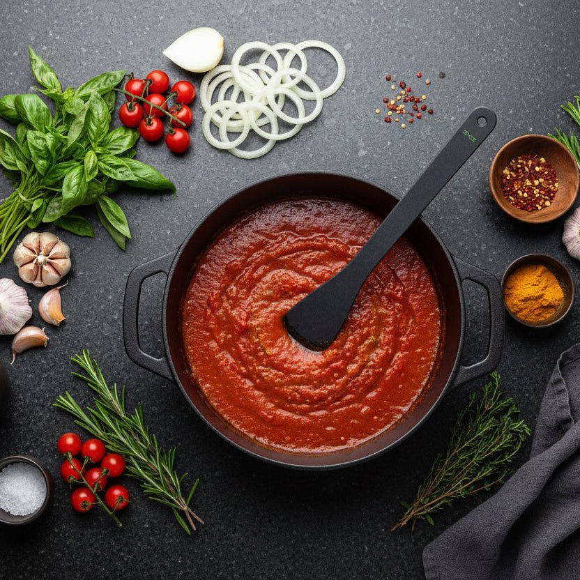 Sage Wood Fiber Laminate Pro Stirring Tool Slate Gray Sage - Element Knife Company