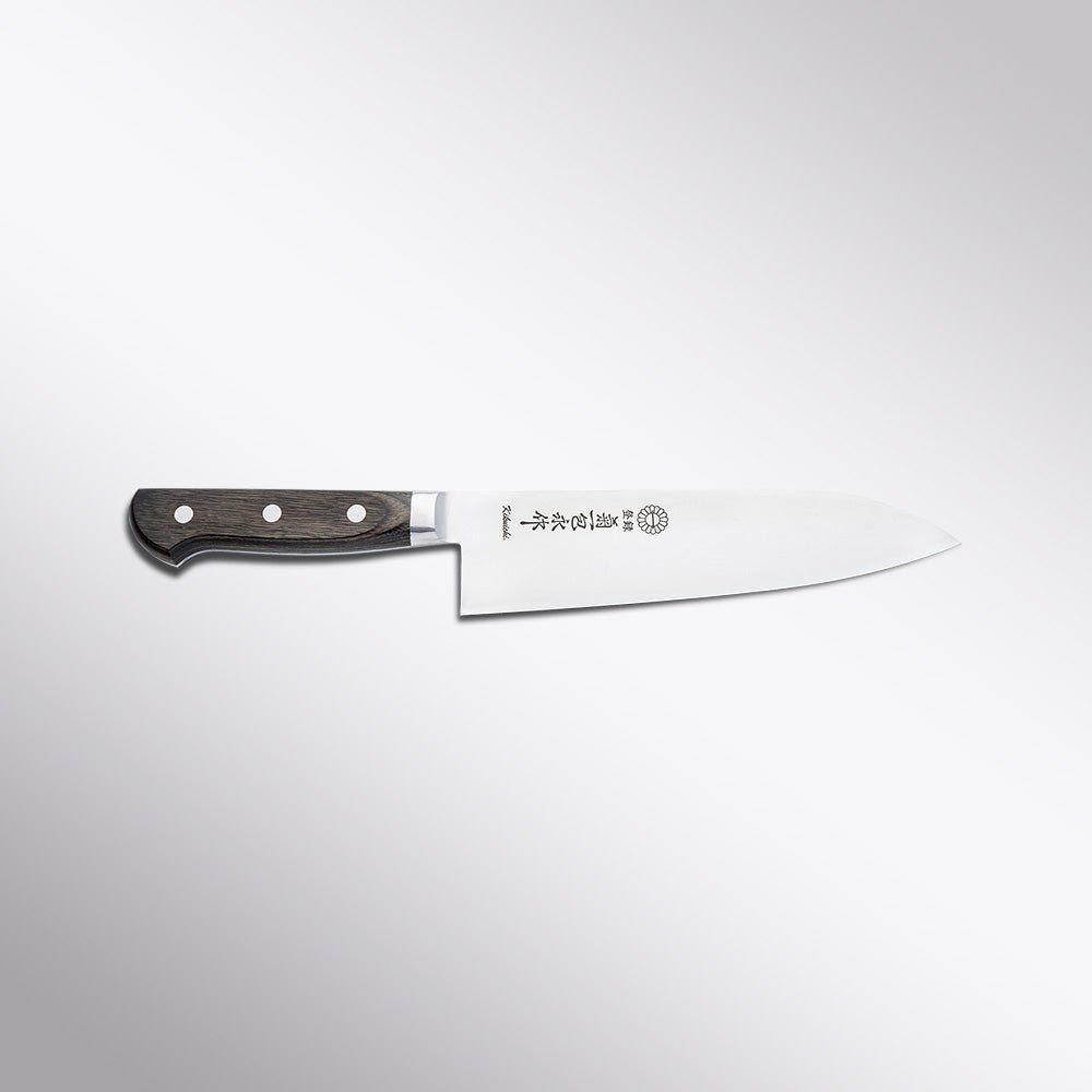 Semi - Stainless 180mm Santoku Kikuichi Cutlery - Element Knife Company