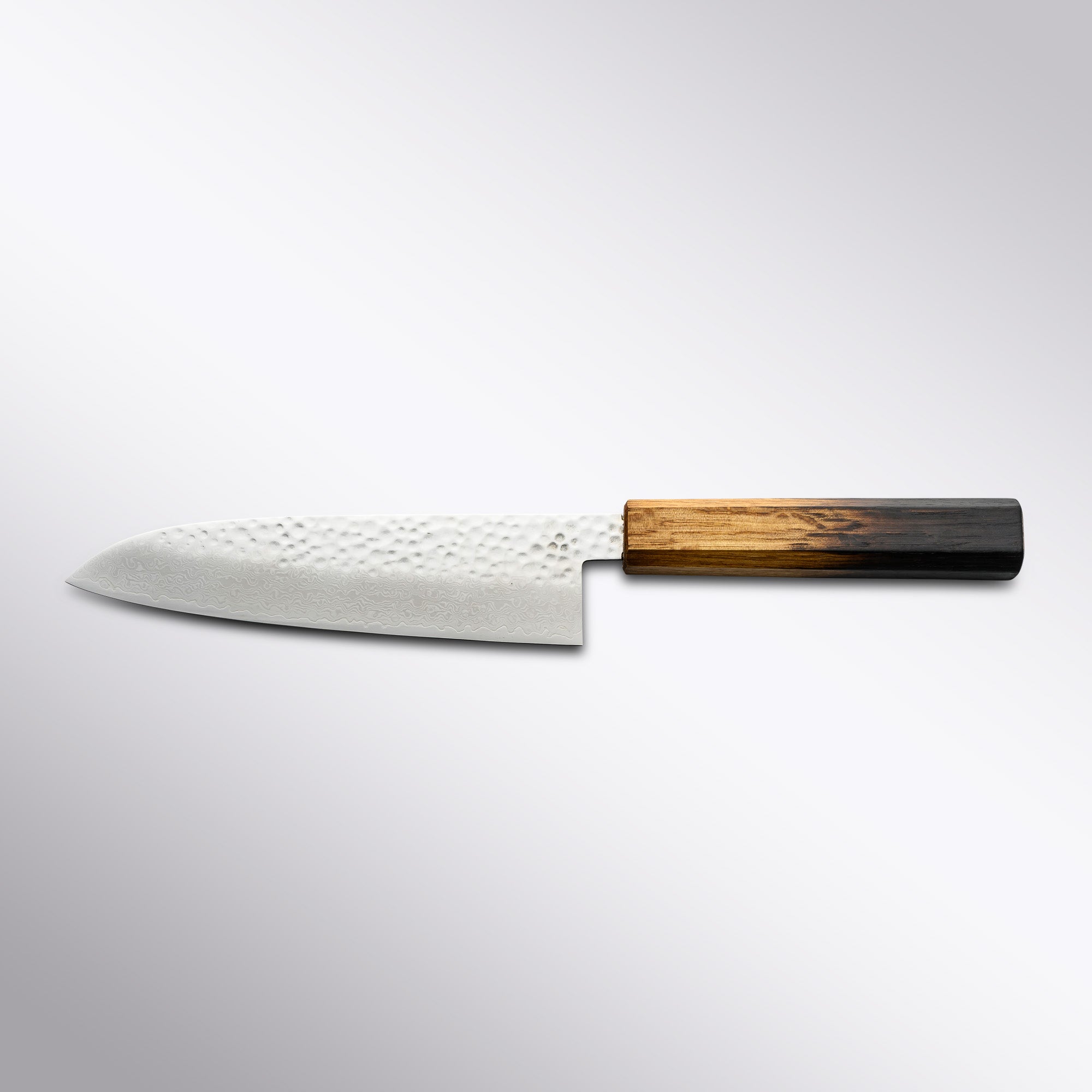 Shikkoku 67 Layer Damascus 170mm Santoku Touroku Sakai - Element Knife Company