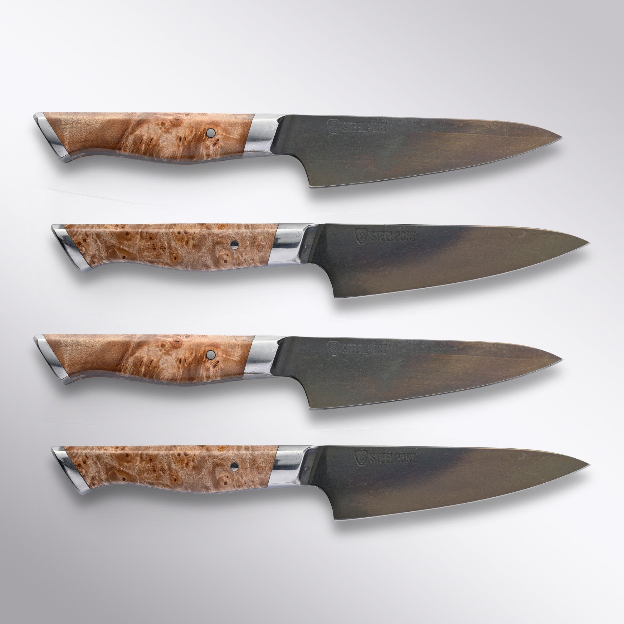 Steelport Knife Co. 52100 4 Piece Steak Knife Set Steelport Knife Co. - Element Knife Company