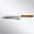 Touroku Sakai Blue Super Stainless Clad Hammered Kiritsuke Gyuto Touroku Sakai - Element Knife Company