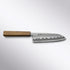 Touroku Sakai Blue Super Stainless Clad Hammered Santoku 165mm Touroku Sakai - Element Knife Company
