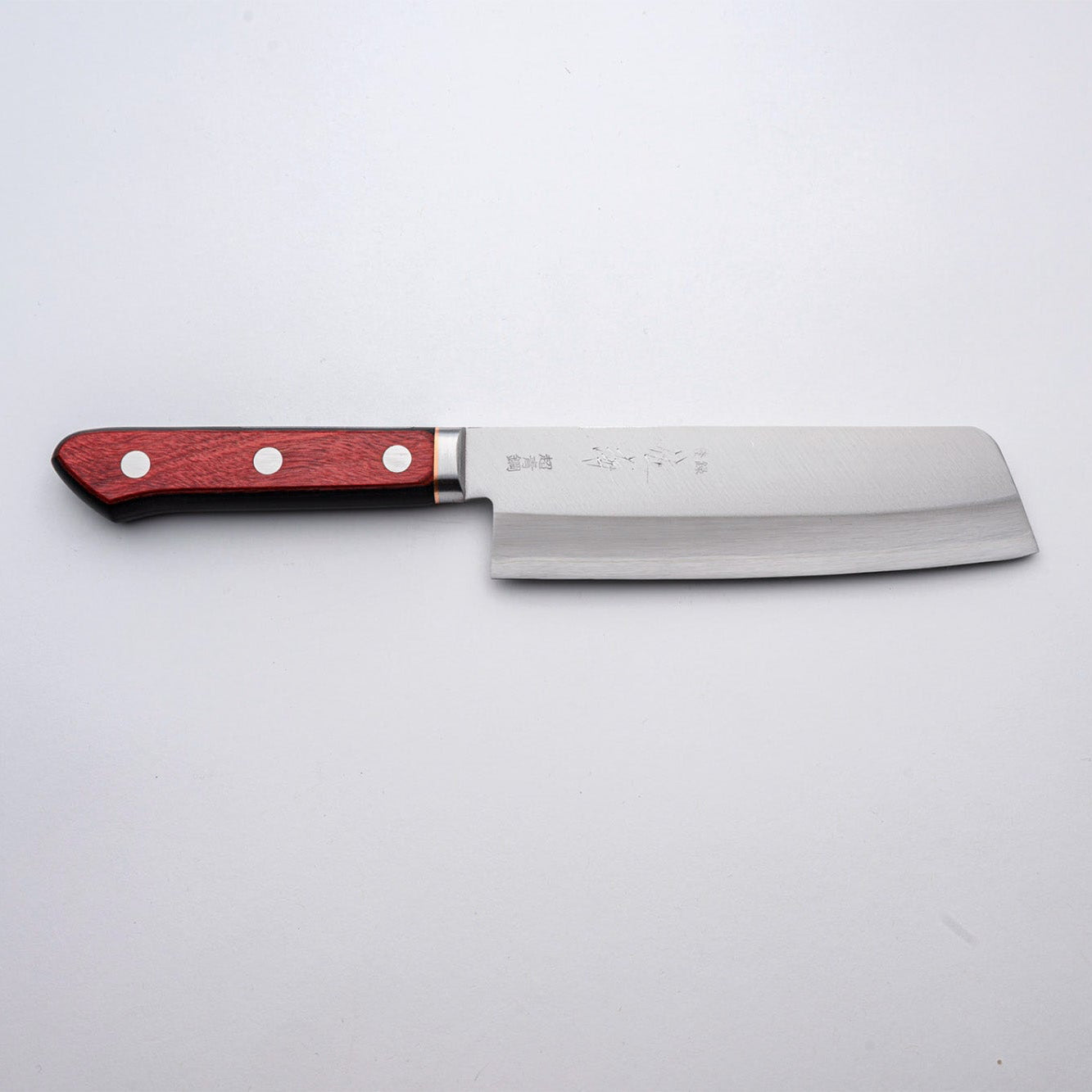 Touroku Sakai Blue Super Stainless Clad S - Grind Nakiri 160mm Touroku Sakai - Element Knife Company