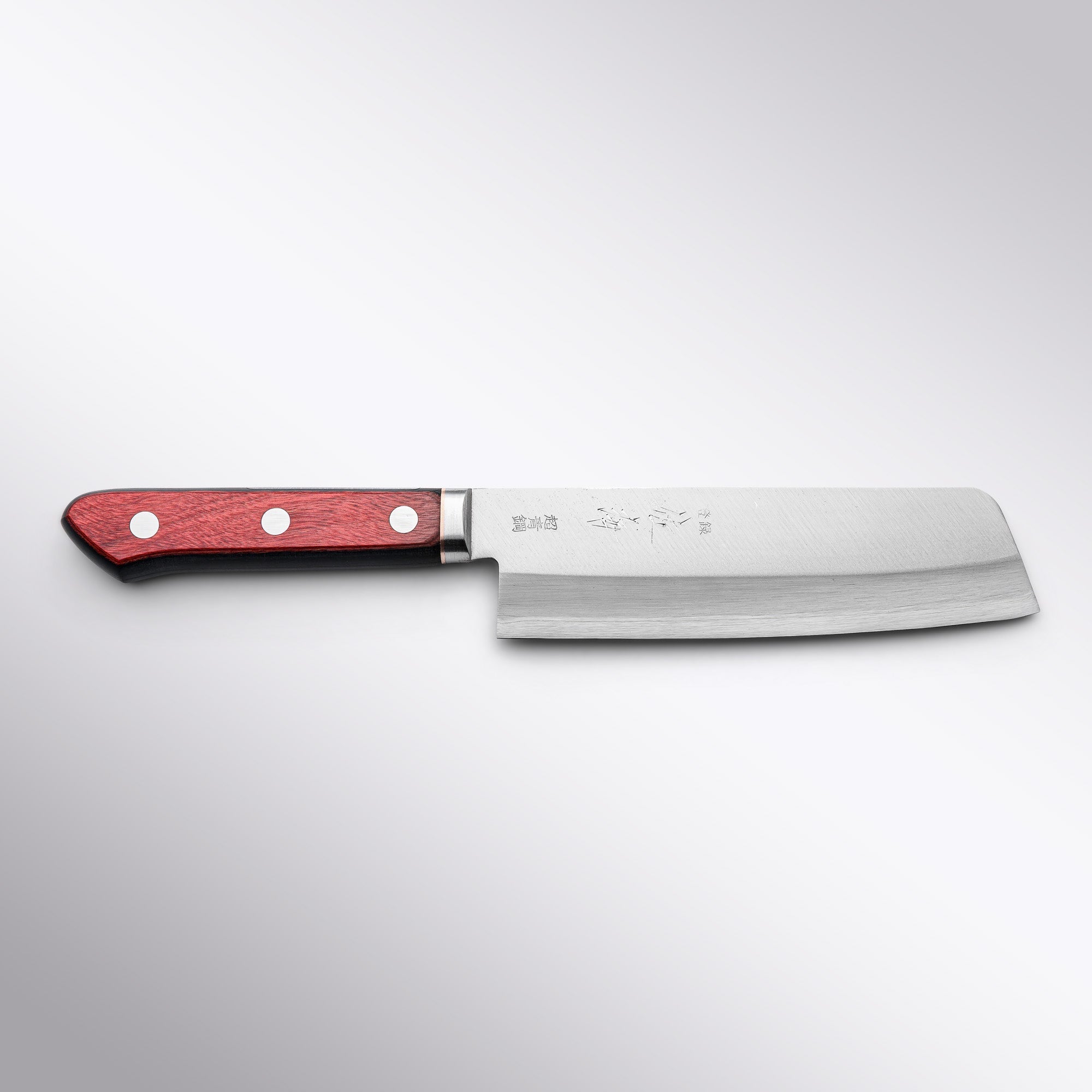 Touroku Sakai Blue Super Stainless Clad S-Grind Nakiri 160mm Touroku Sakai - Element Knife Company