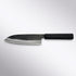 Touroku Sakai White 2 Carbon - Steel Shikkoku Noir Santoku 180mm Touroku Sakai - Element Knife Company