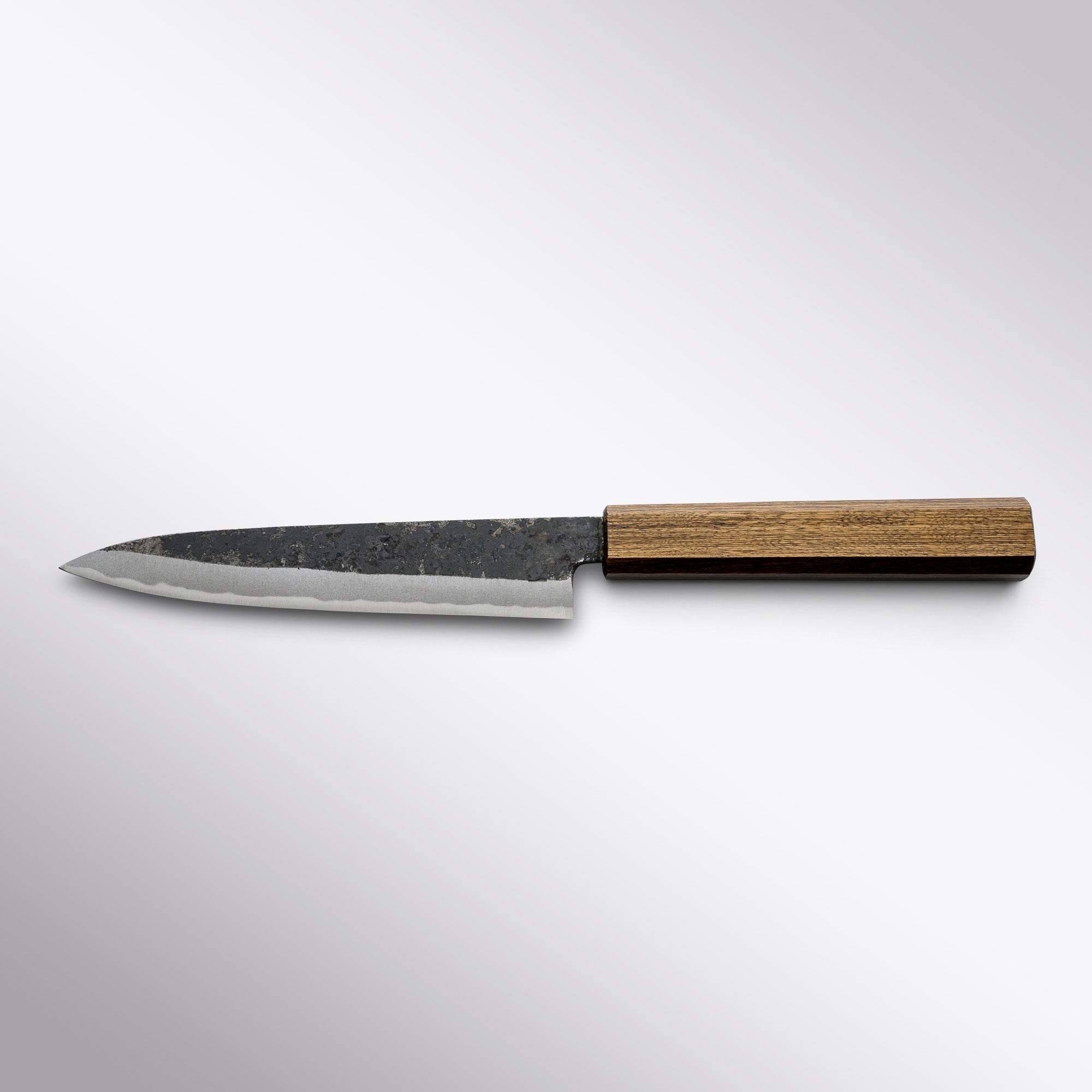 Touroku Sakai White 2 Tanaka Kurouchi Petty 150mm Touroku Sakai - Element Knife Company