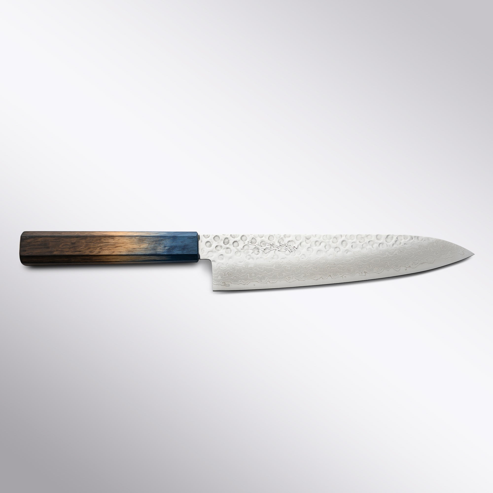 Tsuchime Damascus 210 mm Gyuto Gohumanosuke Yoshihiro - Element Knife Company