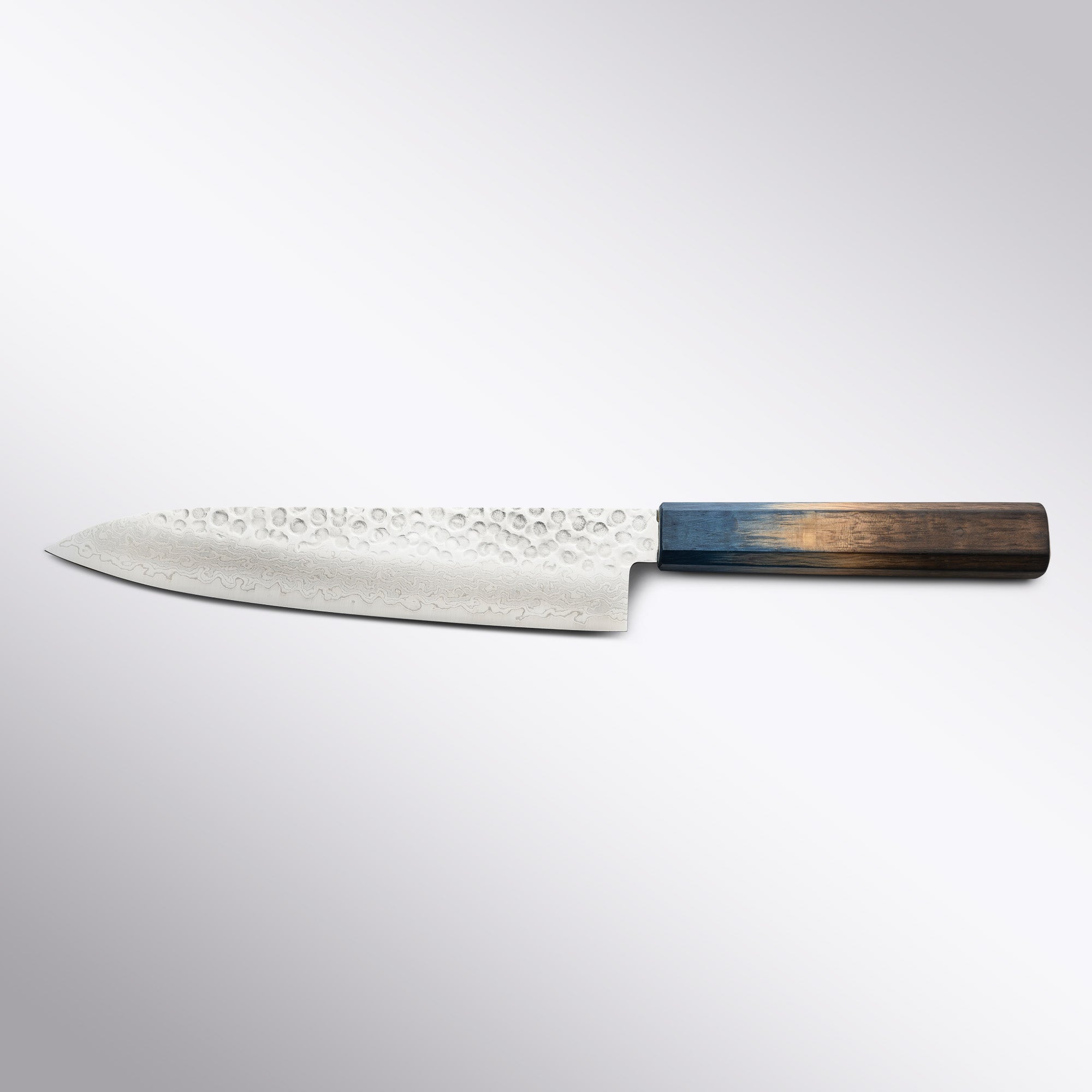 Tsuchime Damascus 210 mm Gyuto Gohumanosuke Yoshihiro - Element Knife Company