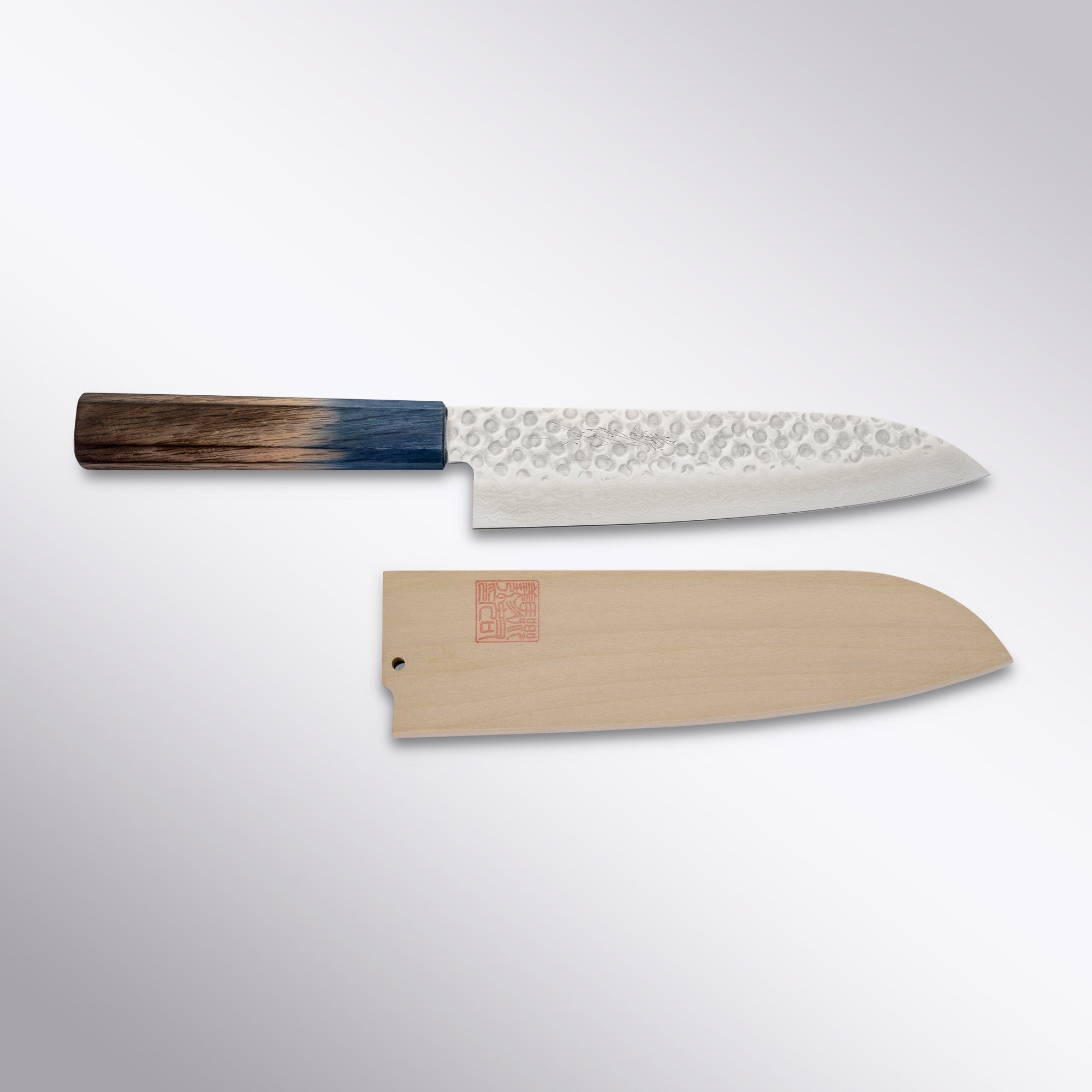 Tsuchime VG - 10 180mm Santoku Gohumanosuke Yoshihiro - Element Knife Company