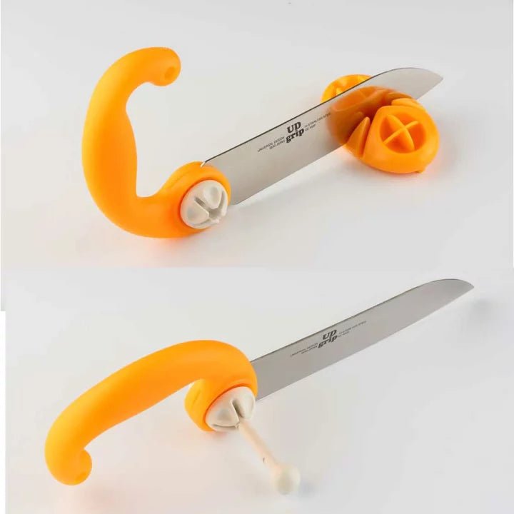 Ukai UD Grip Adjustable Ergonomic 150mm Kitchen Knife – Green Ukai Cutlery - Element Knife Company
