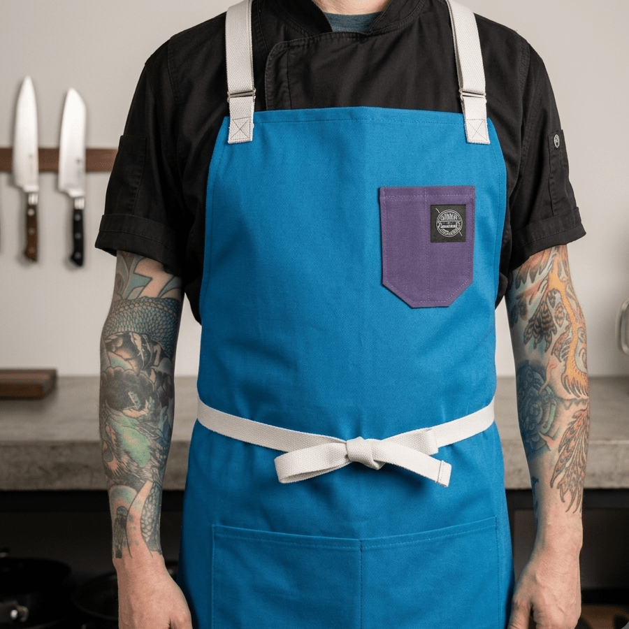 Union Stitch & Design Cotton Canvas 80s Mixtape Pro Bib Apron Union Stitch and Design - Element Knife Company
