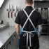 Union Stitch & Design Cotton Canvas 80s Mixtape Pro Bib Apron Union Stitch and Design - Element Knife Company