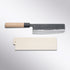 White #2 Kurouchi 160mm Nakiri Kikuichi Cutlery - Element Knife Company