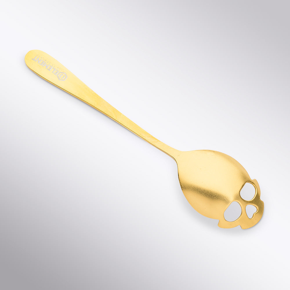Skull Spoon Gold