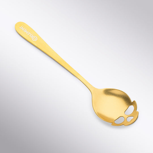 Skull Spoon Gold Top
