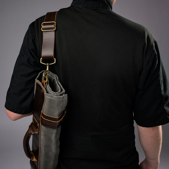 Proper Apron Company Leather Strap Upgrade for Knife Roll