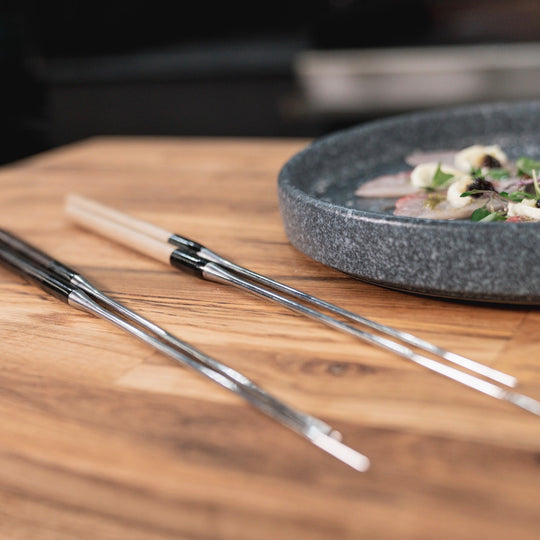 Moribashi - Plating Chopsticks On Table