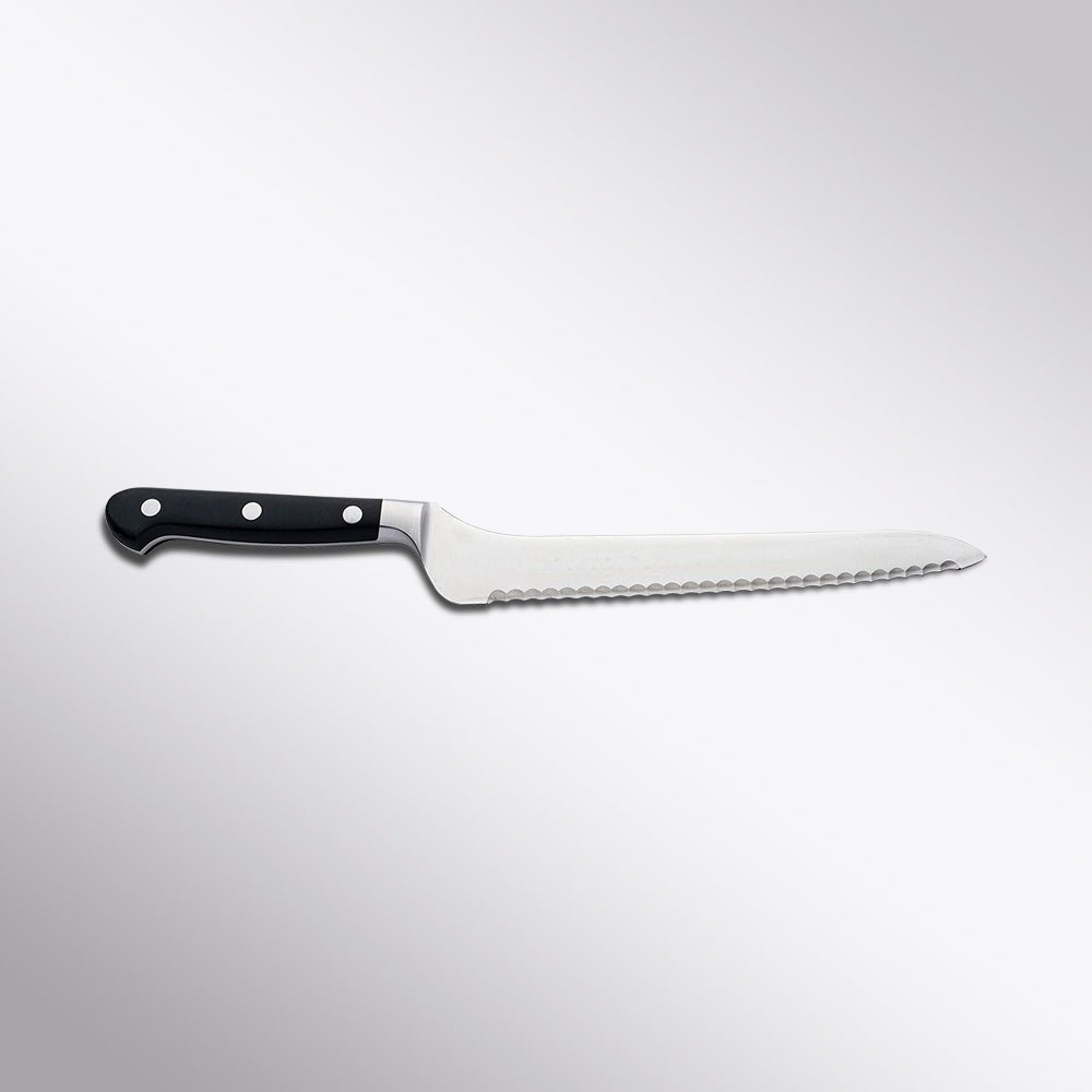Meridian Elite 8 inch Offset Serrated Knife Messermeister - Element Knife Company