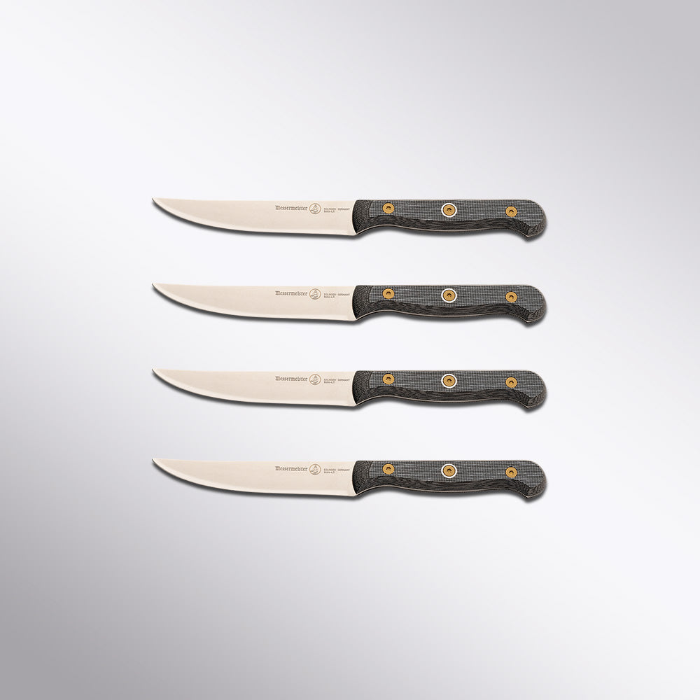 Messermeister Custom 4 Piece Steak Knife Set